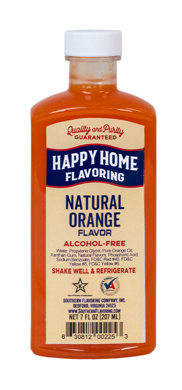 Can Happy Home Natural Orange Flavoring be used instead of Happy Home Pure Orange Extract?