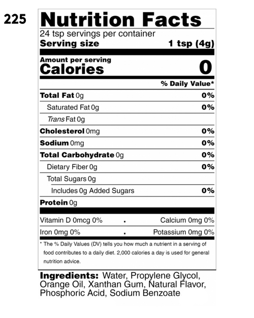 Natural Orange Flavor (225)
