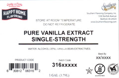 Pure Vanilla Extract Single-Strength (316)