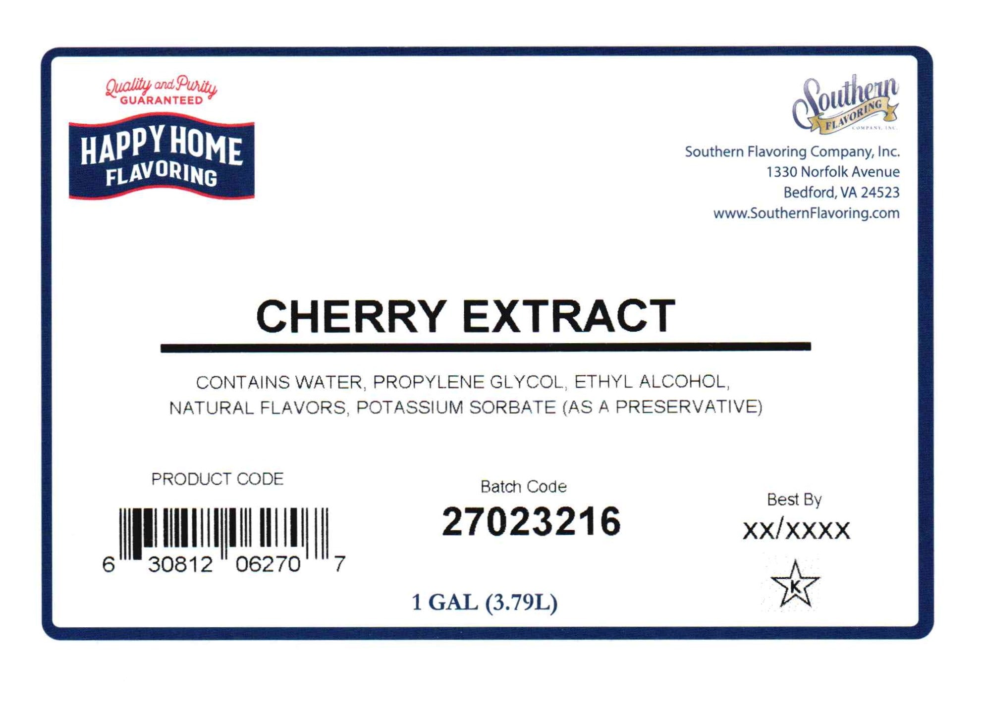 Cherry Extract – Southern Flavoring Company