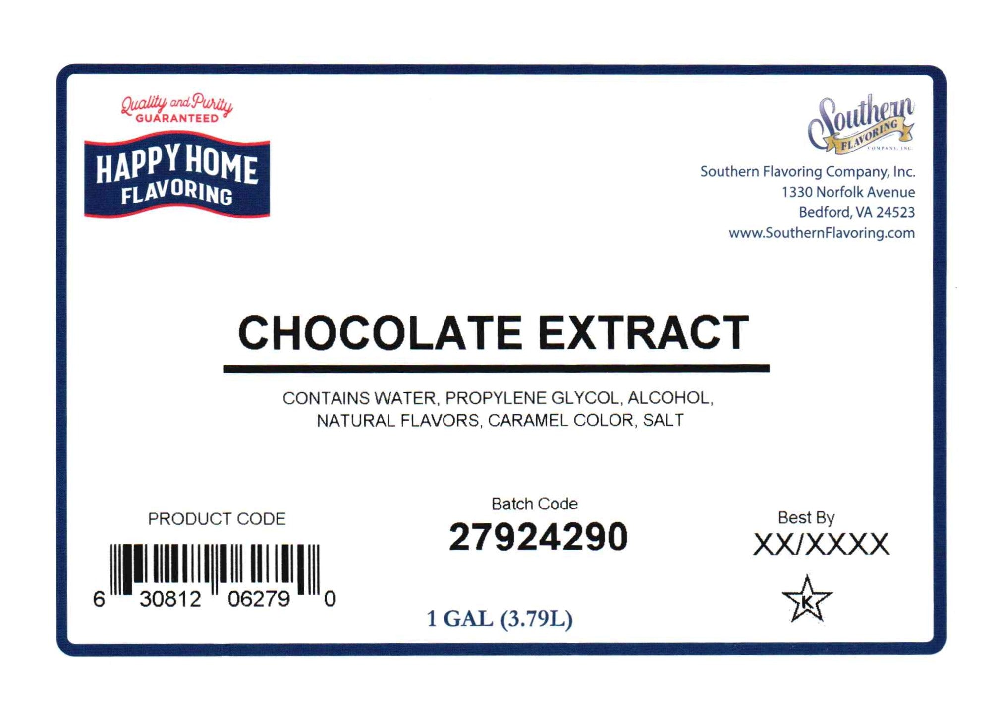 Chocolate Extract – Southern Flavoring Company