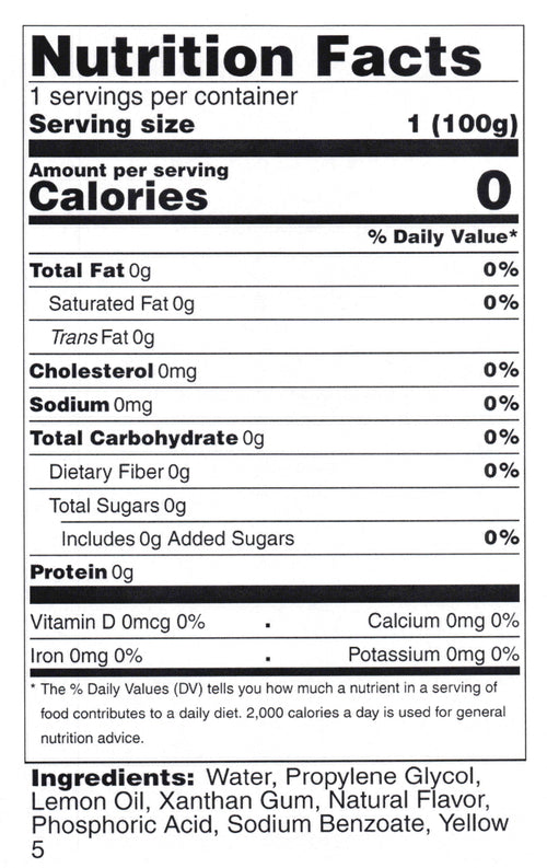 Natural Lemon Flavor (222)