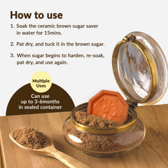 Brown Sugar Saver - Daisy Design (405)