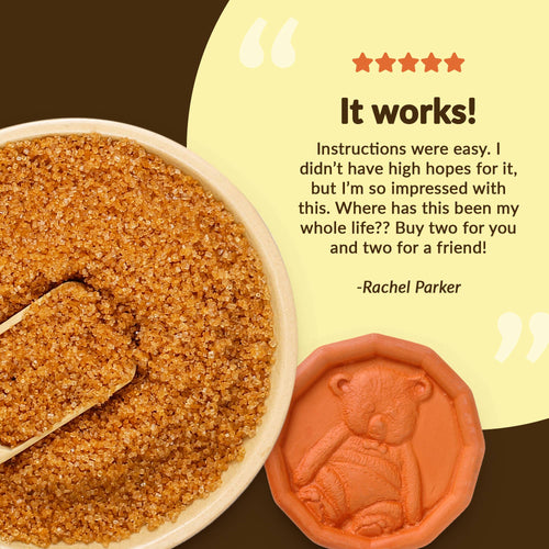 Brown Sugar Saver - Honey Bee Hive Design (405)