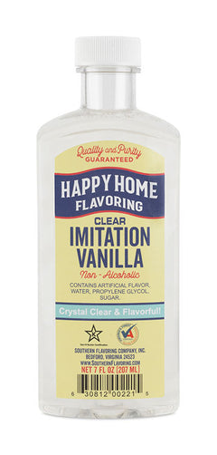 Imitation Clear Vanilla Flavor 7oz